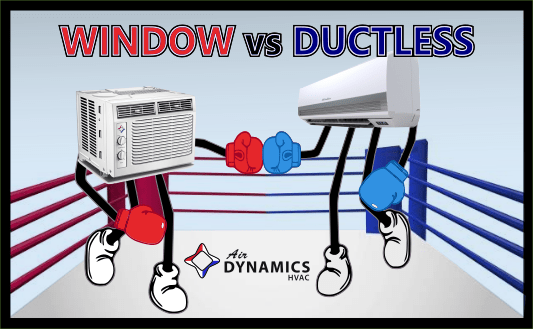 Air Dynamics HVAC | #AirDynamicsCares | Heating & Cooling | HVAC | Ductless | Window vs Ductless